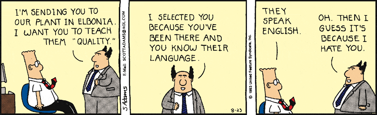 Dilbert Cartoon